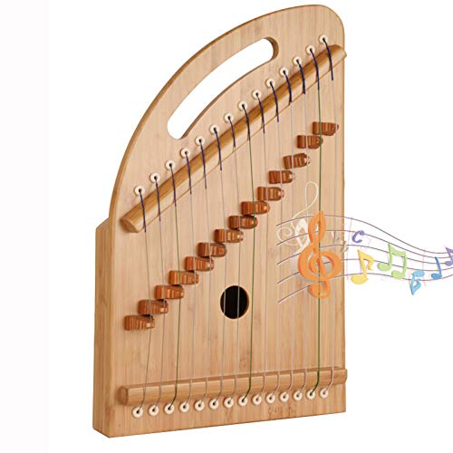 Guzheng,Mini Cithare,Entraîneur de Doigts Guzheng avec Accessoires,Instruments à Cordes Protables,14 Cordes,Convient aux Débutants,Adultes,Enfants,primarycolor