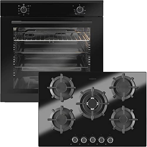 Oranier Backofen Set autark inklusive Gas-Kochfeld 75 cm GKH 2784 und Einbaubackofen EBS 9922