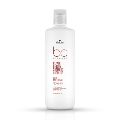 Schwarzkopf Professional Bonacure Repair Rescue Shampoo For Men & Women | Strengthens & Restores Damaged Hair | Enriched