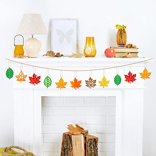 Whaline 45Pcs Thanksgiving Unfinished Wooden Cutouts Maple Leaf Shape Blank Wood Pieces 9 Styles Fall Diy Ornament Tree Hanging Leaf Wood Tags With Hemp Rope For Fall Harvest Party Art Craft Decor #TOP6