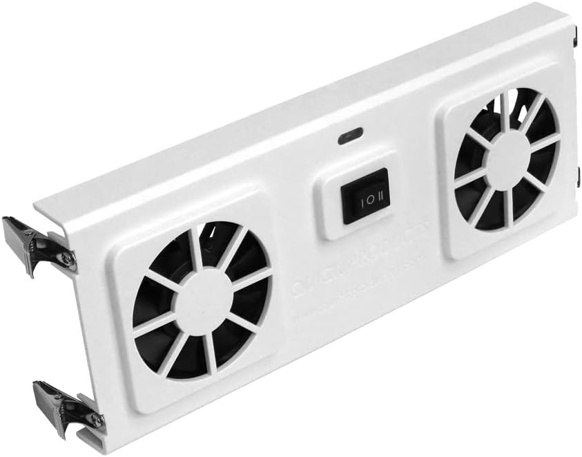 Amazon.com: Deluxe RV Refrigerator Evaporator Fan w/LED & Grill ...