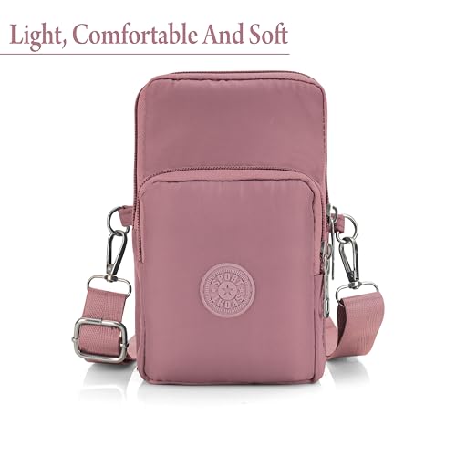 Image of JI Crossbody Phone Bag for Women Mini Wallet Bags with Adjustable Shoulder Strap Wallet Clutch Bag for Girls Zipper Phone Pouch Handbag