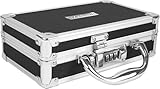 Vaultz Medicine Case with Combination Lock, 8.25 x 5 x 2.5 Inches, Black (VZ00361)