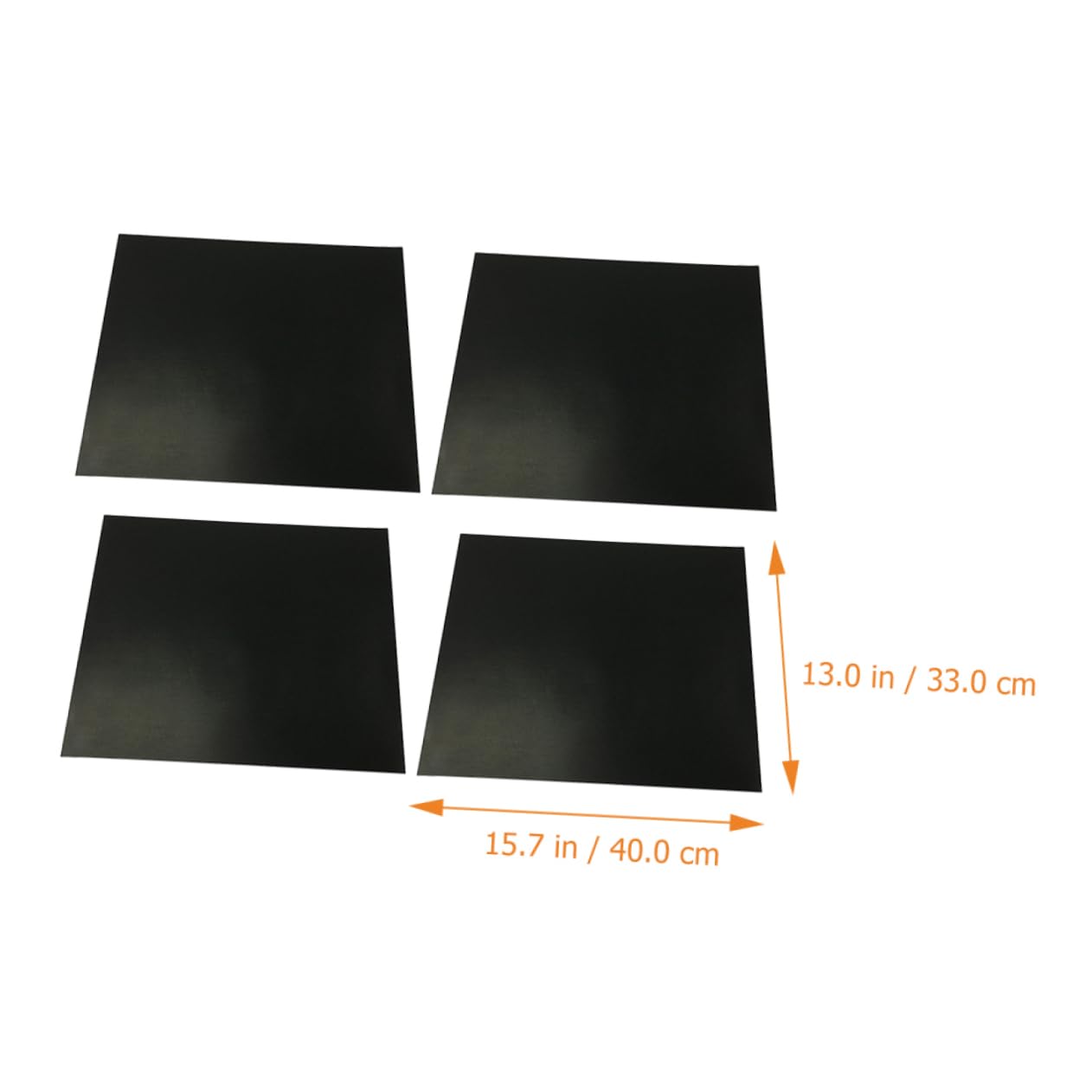 Toyvian 2 Sätze Ptfe Grillmatte Antihaft Baking Sheets Für Bbq Grill Wiederverwendbar Hitzebeständig Fleisch Gemüse 4 Stücke * 2