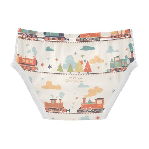 KLL Funny Steam Train Baby Boys Soft Briefs Underwear Cute Undies2