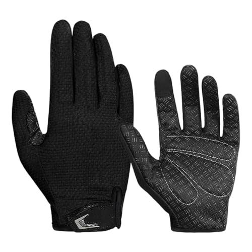 Illkjasfc Guantes antideslizantes para equitación Senderismo Ciclismo Equipo Guantes de ciclismo Guantes transpirables Guantes