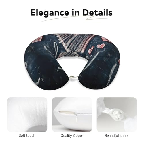 Almohada de viaje en espuma viscoelástica tamaño estándar miniatura 4