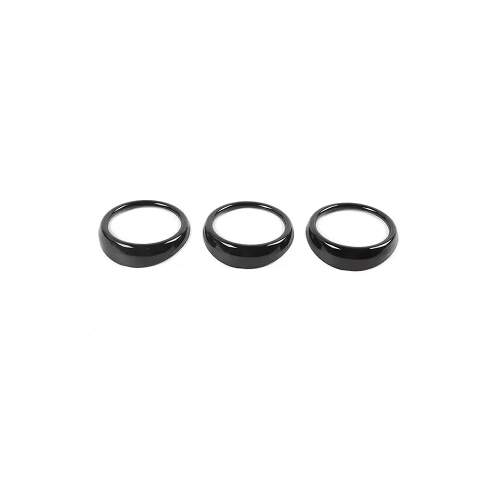for Mustang 2015 2016 2017-2023 Car Interior for Dashboard Air Condition Vent Outlet Decoration Cover Stickers Interior Trim Cover Panel(Black)
