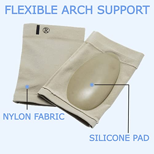 Image of 1Pair Orthopaedic Arch Support For Flat Feet Insoles and Silicone gel Pads Plantar Fasciitis Arch Socks Heel Cushion pad flat foot arch support for women