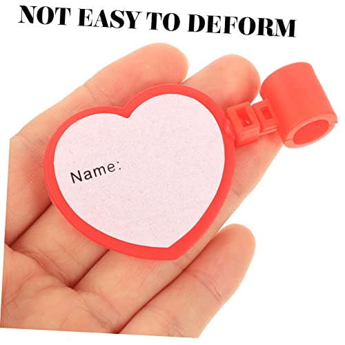 Étiquette identification pour stéthoscope matériel pratique Amosfun clips tubulure