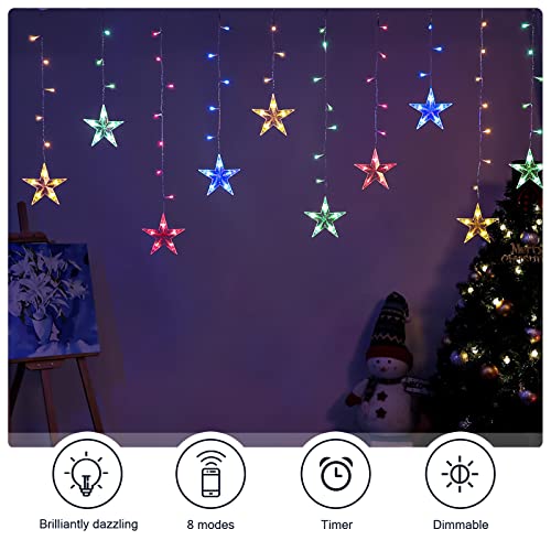 Eclairage Décoration 3m USB Étoiles Évite les Nœuds avec Anneau Fixe - 4