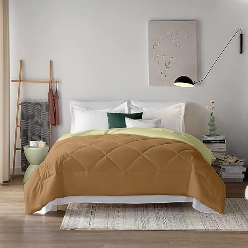 Image of Filbert 600 GSM Comforter for Double Bed | Super Warm Winter Quilt /Rajai | Thick Microfiber Blanket with Cloud-Soft Fill | Luxury Bedding for Winters - 90x100 Inch | Beige /Ivory