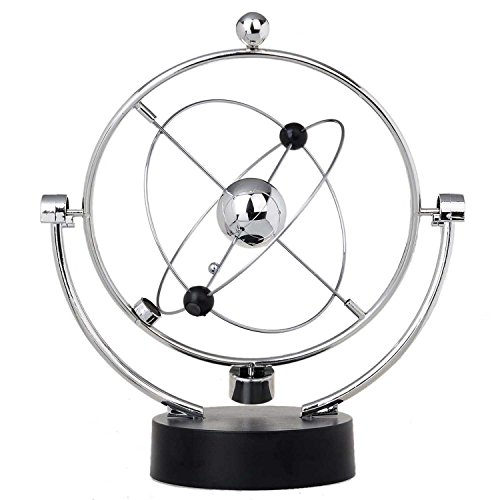 ThinkTop Educational Physics Mechanics Science Toy Kinetic Art Milky Way Orbital Gadget Perpetual Motion Gizmos Home Office Desk Decoration