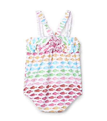 Image of Hatley Girls Ruffle Sleeve Swimsuit