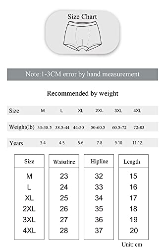 Image of Boxer Boys Briefs Underwear Kids Cotton Shorts Underpants Size Years Pack of 5
