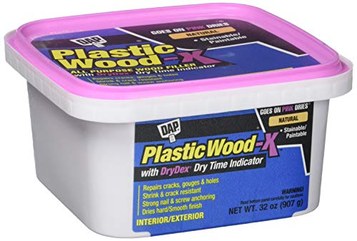 4-Pack of Qt DAP 543 Plastic Wood-X Stainable Wood Filler