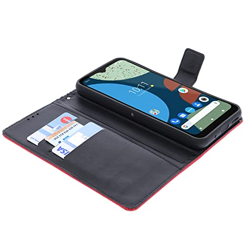 foto-kontor Cover compatible with Fairphone 4 book-style red case, Book Red - Image 4