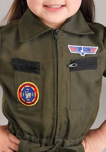 Disfraz de niña Top Gun traje de vuelo 18 Meses miniatura 6