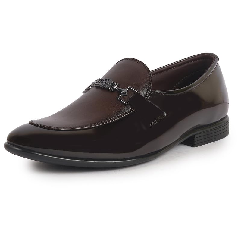 Image of FAUSTO Men Leather Pull-On Shoes