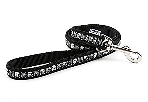Ancol Skull Dog Lead, 1 m x 19 mm