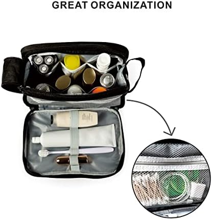 Toiletry Travel Bag Toiletry Bags Dopp Kit Travel Accessories Water-resistant Toiletries Organizer Bag Case for Men Women (Black) 5 Toiletry Travel Bag Toiletry Bags Dopp Kit Travel Accessories Water-resistant Toiletries Organizer Bag Case for Men Women (Black)