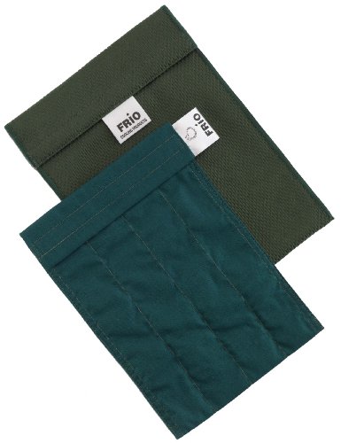 Frio - Bolsa isotérmica para mantener insulina, color verde, 14 x 19 cm