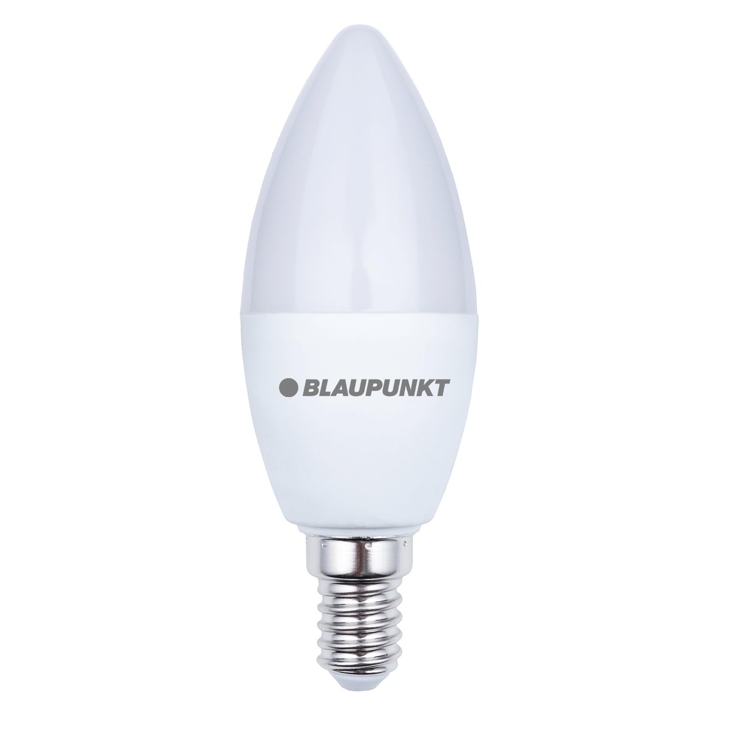 Blaupunkt LED E14 Light Bulb - Non Dimmable - Candle - Daylight Lighting - 7W - Small Edison Screw - Equivalent of 50W - Frosted - Natural White 4000K - 595 Lumens - Energy and Cost Saving Light