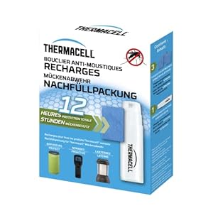 Thermacell Muggenafweer navulverpakking voor 12 uur (3 plaatjes met werkzame stoffen en 1 gaspatroon), meerkleurig