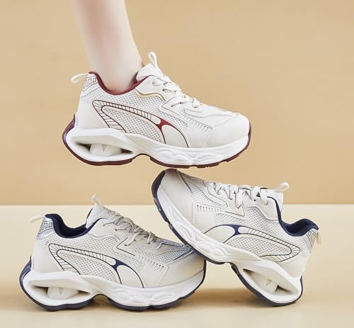 Sneakers bleu décontractées légères pour vos sorties et marche urbaine - 4