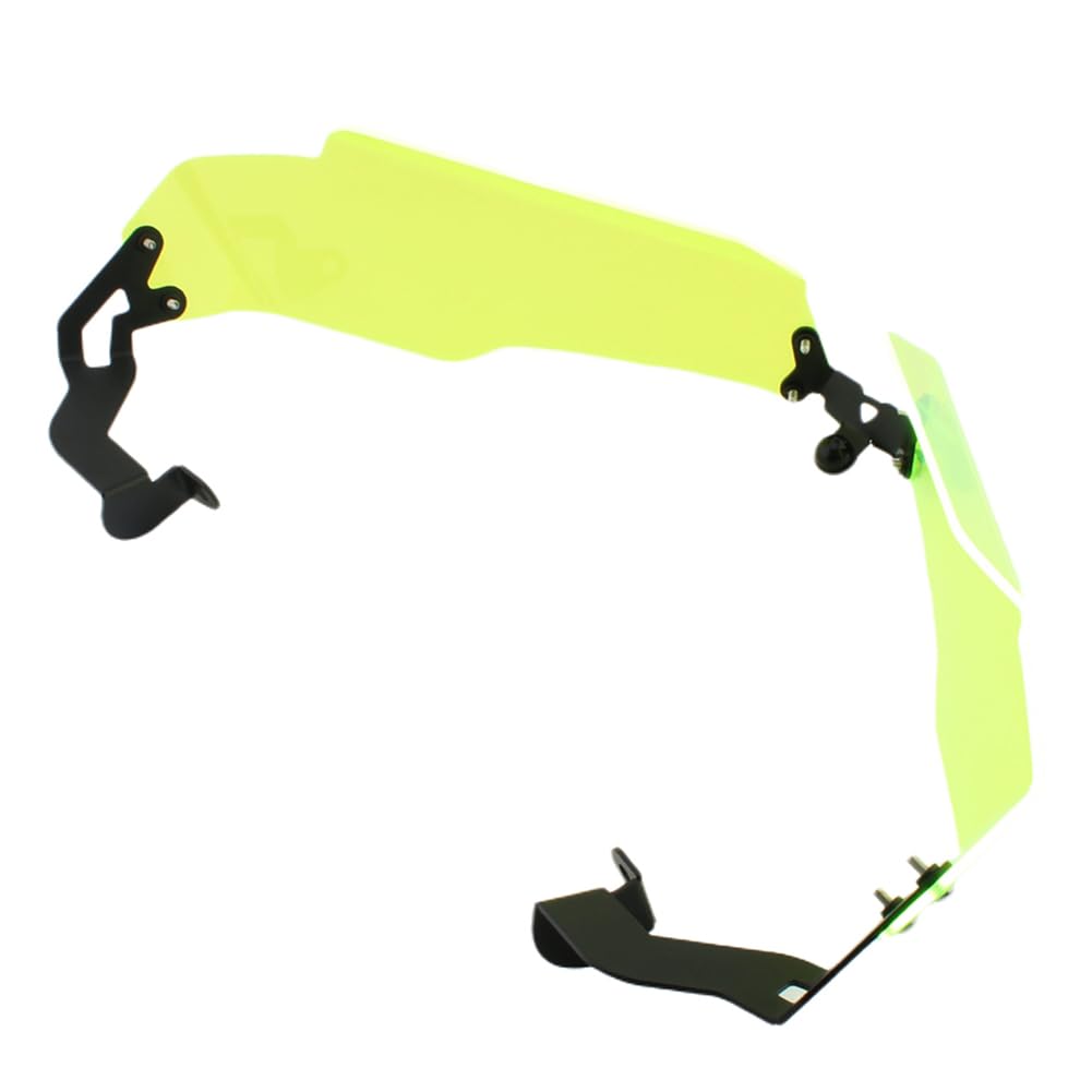 Cnfang4 Guard Protector Front Headlight Grille 1 Pc for Ducati Multistrada 1200 Enduro 2016-2018 Acrylic and stainless steel bracket Green