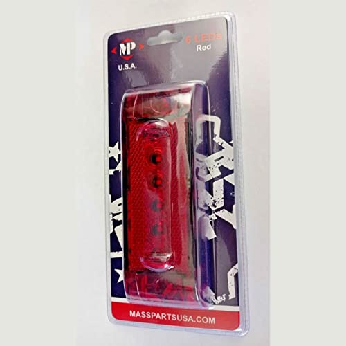 Luz LED Rectangular de Giro 6" para Camión y Tractor, 2 PZ miniatura 3