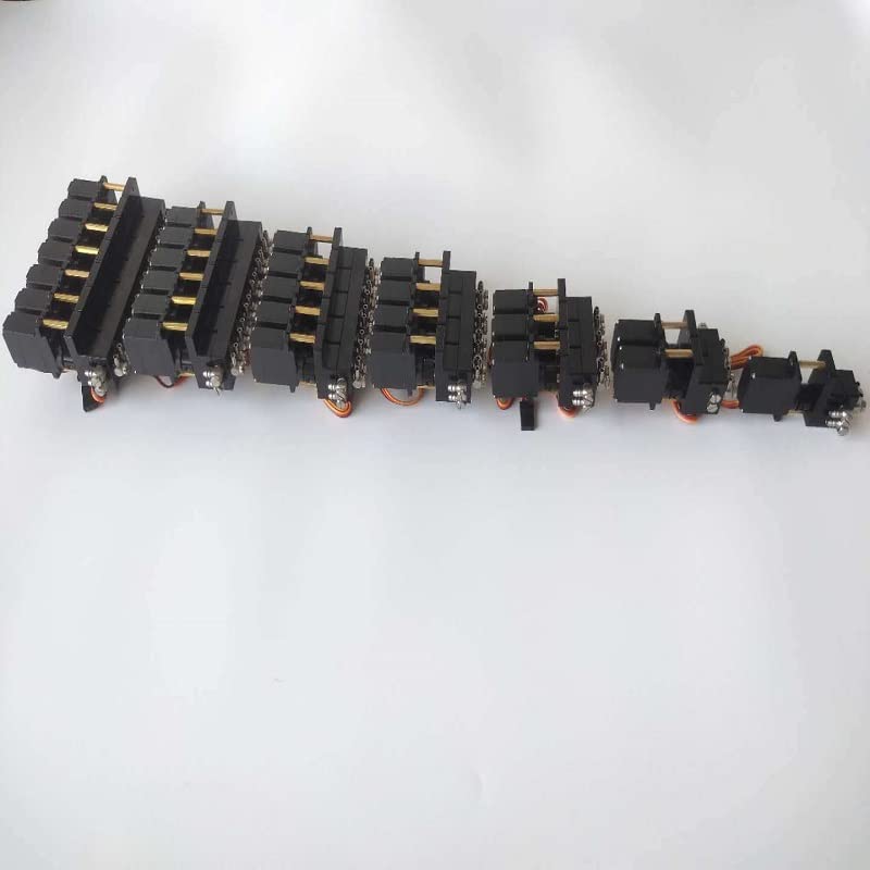 [Fernbedienung Spielzeugteile] CNC Multiplex-Parallel-Hydraulikventil 13/2/4/5/6/7 CH mit Servos for 1/12 RC-Baggerlader-Maschinenauto-Teile - sievironmentell freundliche Materialien ( Color : 1CH )