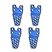 4Pcs ShareGoo Metal RC Car Shock Absorber Mount Adjust Height Angle Stand Suspension Lift Kit Compatible with Traxxas TRX-4 Axial SCX10 SCX10-II 90046 D90 D110 1/10 RC Crawler Car (Blue)