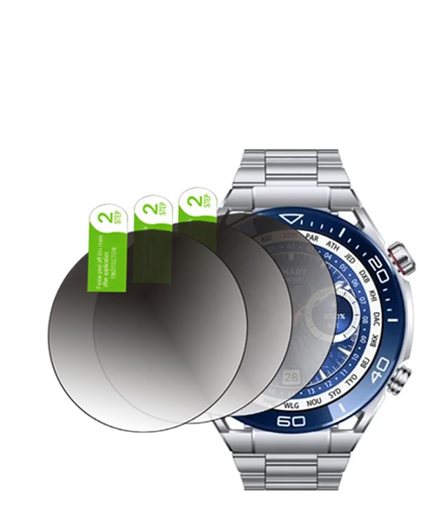 DAFFIN SmartWatch Screen Guard For Lemfo S59 Smartwatch (Pack of 03)-71