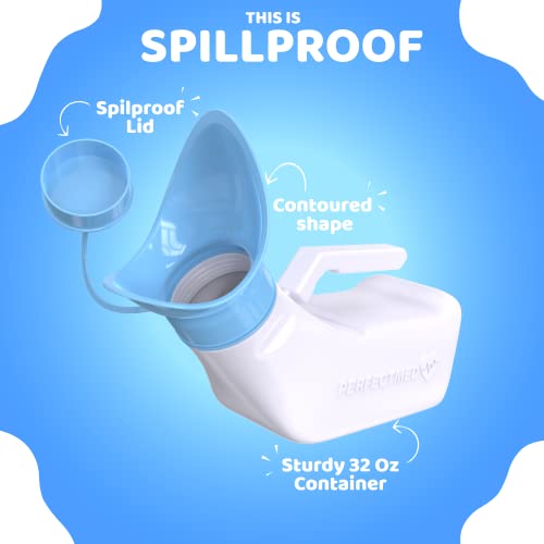 image for Innovative Designworks Female Urinal Spill Proof 32 oz (2 Pack)- Urina