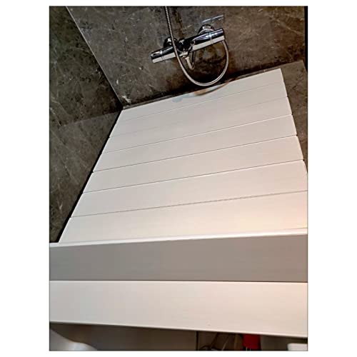 Pont de baignoire pliant en PVC blanc pour isolation thermique