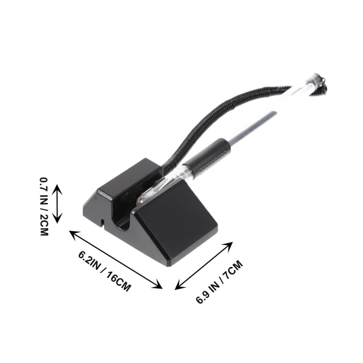 SHINEOFI 20 pcs Secure Counter Pens Pen Stand Gel Ink Security Reception Desk Bank Office Hotel Home Desktop Display Stand - Image 2