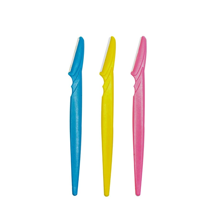 bronson professional Women Eyebrow And Face Razor Instant & Painless Hair Removal |Suitable For Eyebrow, Upper Lip, Chin |Peach Fuzz|Stainless Steel Blade & Firm Grip- Pack Of 3 (Color May Vary) (B0BPDVLG73) Amazon Price History, Amazon Price Tracker