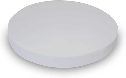 Sábana bajera redonda  Sábana bajera ajustable 100% algodón de 800 hilos de 1 pieza, sábana redonda, fácil ajuste con bolsillo profundo de 15