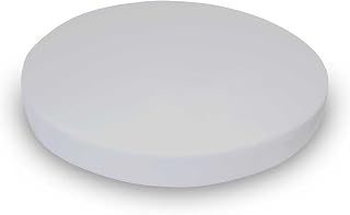SheetWorld Baby Fitted Round Crib Sheet, 100% Cotton Jersey Hypoallergenic Sheet, Unisex Boy Girl, 42 x 42 inches, Silver Grey, Made in USA