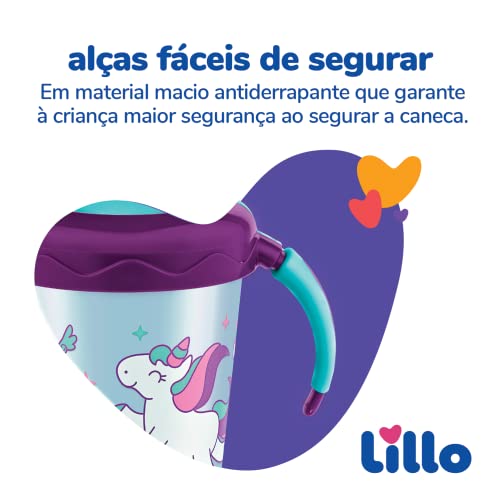 Caneca Antivazamento Magia - Lillo, Lilás
