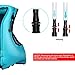 OMOUBOI Inflatable Snorkel Jacket Adult with Leg Straps for Men Women Snorkel Vest for Snorkeling Diving Swimming-New Packaging(Blue)