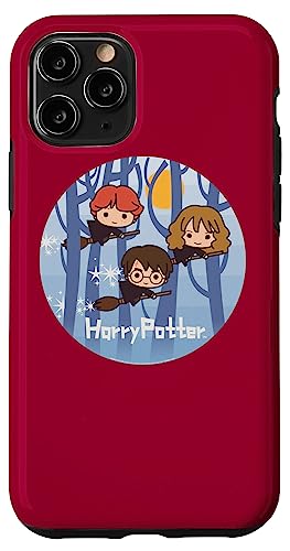 Coque iPhone 11 Pro Harry Potter antichoc avec design Chibi Trio mignon
