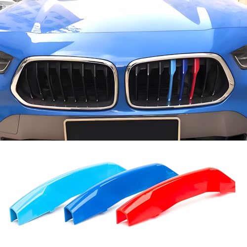 Image of Front Grill Insert Trim Strips Grills Cover For 2018-2022 X2 F39 Exterior Decoration Accessories Sport Style 3PCS