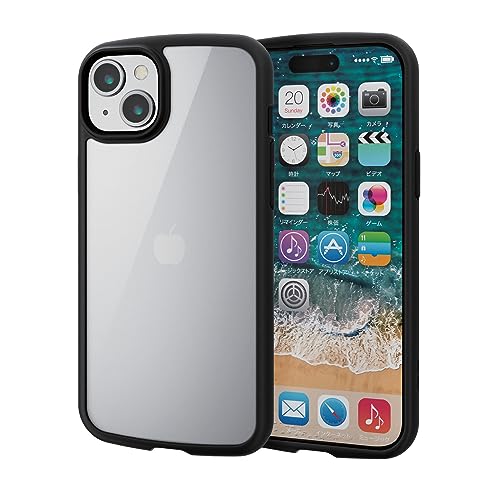 GR iPhone15 Plus P[X TOUGH SLIM LITE wʃKX ϏՌ Ռz ^ y XgbvV[gt Xgbvz[t [SzũGA[NbVՌz] ubN PM-A23BTSLFCGBK