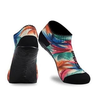 RANDY SUN Barefoot Quick-Dry Sand Beach Socks, Breathable Seamless Yoga Sock With TPE Sole