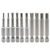 Embouts de tournevis magnétiques : ces embouts de tournevis en forme de Y sont fabriqués en acier de haute qualité et ont une longueur de 50 mm. Ils disposent d'une forte fonction magnétique, ce qui leur permet d'attirer et de maintenir facilement les vis lors de l'utilisation.