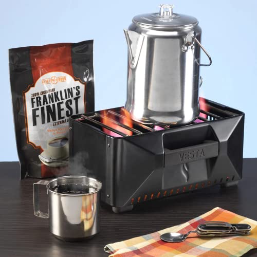 Vesta Self-Powered Camping Heater & Stove (Compact, Off-Grid, Emergency) #TOP3