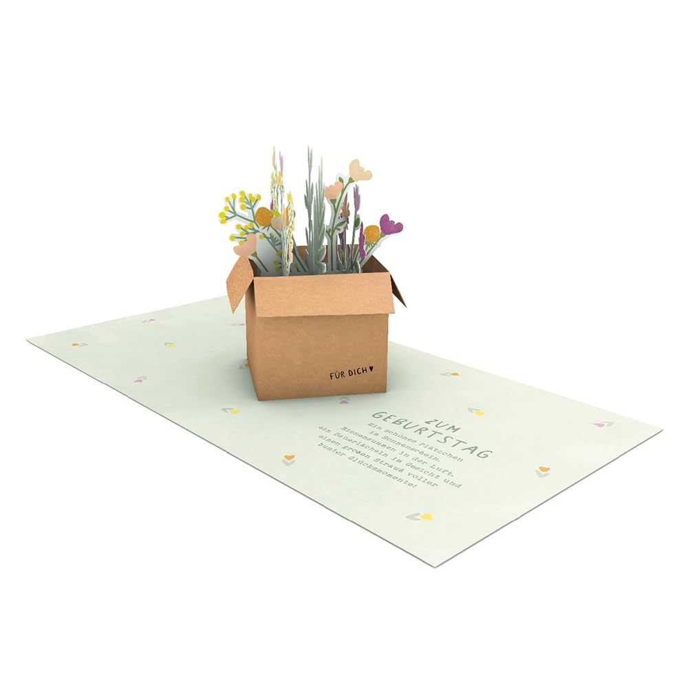 Graphic Workshop Pretty Pop-Up Card Three Dimensional Birthday