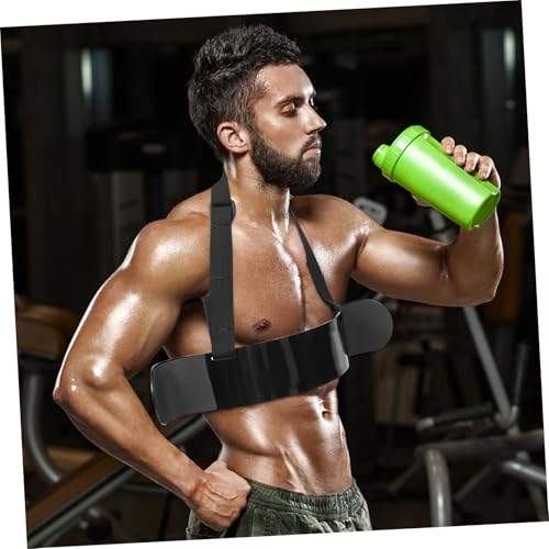 Blaster de curl biceps avec support ergonomique surélevé en aluminium noir résistant